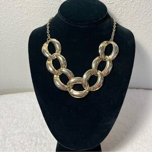 Gold Tone Chain Link Necklace